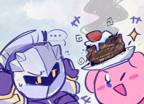 Meta Knight Pfp, Meta Knight Fanart, Dark Meta Knight, Portal Wheatley, Knight Fanart, Kirby Games, Kirby Stuff, Kirby Character, Meta Knight