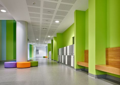 School Corridor, University Design, Classroom Interior, School Building Design, Corridor Design, Kindergarten Design, School Interior, Best Architecture, School Building