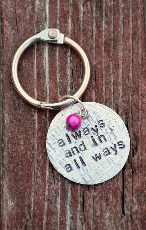 Handmade Gifts For Husband, Handmade Gifts For Grandma, Metal Stamping Projects, Diy Anniversary Gifts For Him, Traditional Anniversary Gifts, Diy Anniversary Gift, Handmade Gifts For Boyfriend, Diy Easter Gifts, Best Anniversary Gifts