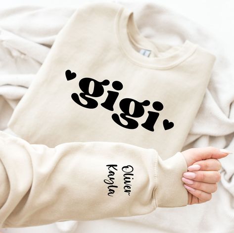 Gigi Sweatshirt, Grandpa Christmas Gifts, Grandpa Christmas, Gigi Gift, Personalized Grandma Gifts, Grandma Sweater, Anti Valentines Day, Grandpa Sweater, Personalized Grandma