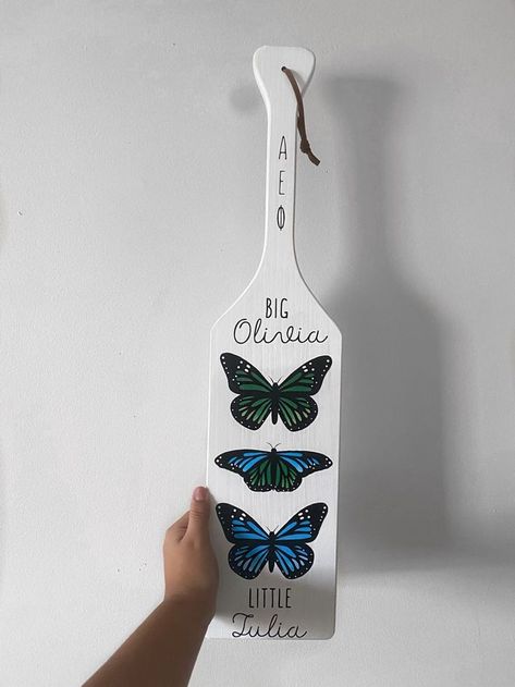 Kappa Delta Crafts, Paddle Sorority Big, Aphi Merch, Sorority Canvases, Paddle Designs, Paddle Sorority, Big Little Paddles, Big/little Baskets, Paddle Ideas