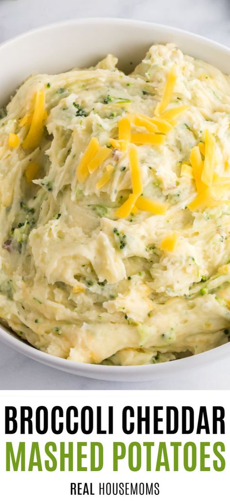 Broccoli And Mashed Potatoes, Broccoli Cheddar Potatoes, Mashed Potatoes With Broccoli, Broccoli Mashed Potatoes, Broccoli Potato Recipes, Broccoli And Potato Recipes, Potato And Broccoli Recipes, Mashed Veggies, Broccoli Cheddar Potato