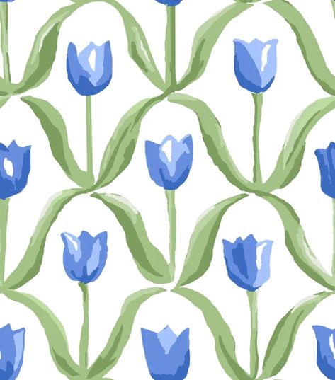 Dana Gibson Wallpaper, Spring Things To Draw, Whimsical Patterns Design, Blue And White Art Prints, Blue And Green Pattern, Blue And Pink Prints, Cute Fabric Prints, Blue And White Paintings, Summer Illustration Design