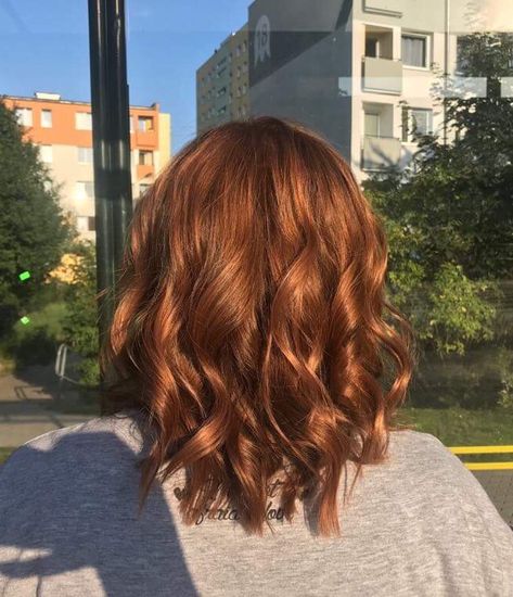 Short Bronze Hair, Short Wavy Red Hair, Golden Bronze Hair Color, Golden Bronze Hair, Curls Short Hair, Warm Red Hair, Short Auburn Hair, Bronze Hair Color, Auburn Highlights