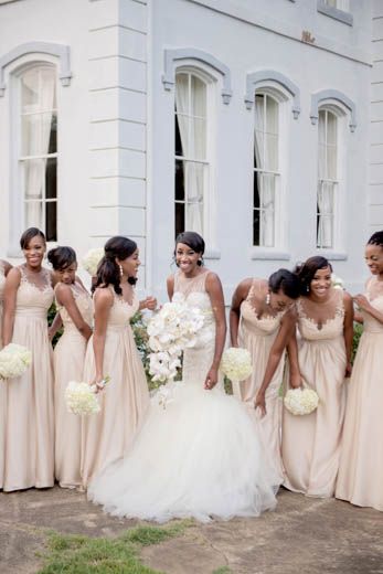 15 BLACK BRIDAL PARTY MOMENTS THAT WILL MAKE YOU WANT TO CALL YOUR GIRLS RIGHT NOW LOVELY LADIES Looks like the ladies had a wonderful time in the glow of love together! African American Bridal Party, African American Bridesmaids, Black Bridal Party, Black Marriage, Backyard Wedding Dresses, Bridesmaid Photoshoot, African Bride, African American Weddings, Bridesmaid Inspiration