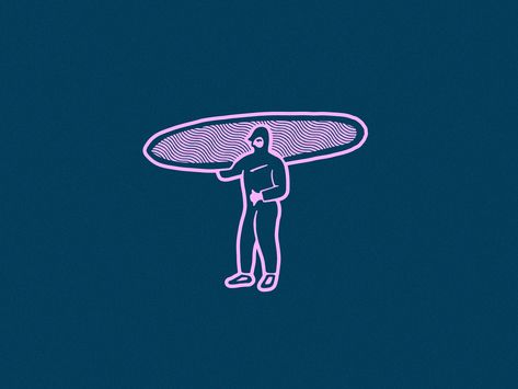 Pnw Illustration, Surfer Illustration, Surfer Boy, Surf Brands, Surf Club, Boy Illustration, Brand Ideas, Brain Waves, Apparel Design