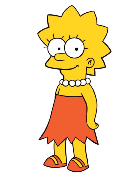 Lisa Simpson "The Simpsons" (Yeardley Smith) (TV) Simson Drawings Easy, Simpsons Characters Art, The Simpsons Drawings, Character Drawing Easy, Simpson Drawings, Lisa Simpson Drawing, Cartoon Simpsons, Easy Rose Drawing, The Simpsons Characters