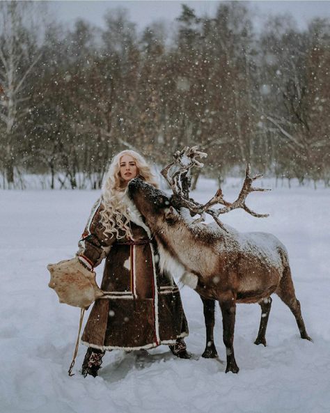 Winter Aesthetic | severny__mishka Winter Warrior Aesthetic, Norse Winter Aesthetic, Aesthetic December, Horse Winter Aesthetic, Wolf Winter Aesthetic, Winter Cottagecore, Witchcraft Aesthetic, Deer In Snow Aesthetic, Folk Horror