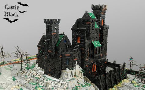 Castle_Black_2 | von Kris_Kelvin Play Architecture, Lego Dnd, Montgomery Burns, Lego Structures, Castle Black, Lego Designs, Mc Builds, Castle Ideas, Lego Knights