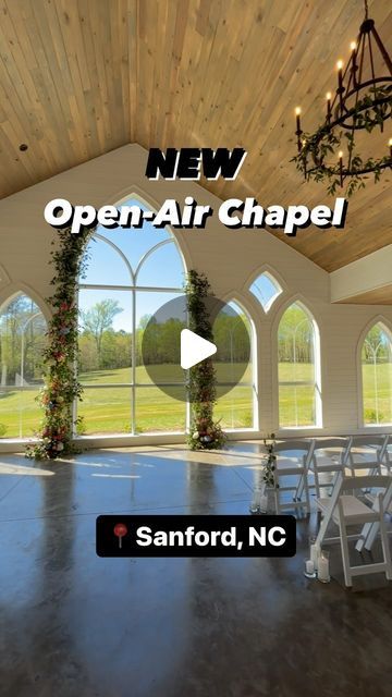 4,059 likes, 41 comments - heartofncweddingsApril 10, 2024 on : "The 3,380-square-foot Lacy Rose Chapel at @daniels.ridge is the latest addition to the central North Carolina venue! 🤗 We’ve eager...". Open Air Chapel Wedding, Open Air Chapel, Bridal Theme, Wedding Flutes, Nc Wedding, Flutes, Always And Forever, Open Air, Open House