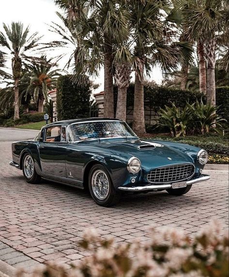 Old Vintage Cars, Ferrari California, Mercedes Sl, Lovely Car, Ferrari 250, Classic Sports Cars, Classy Cars, Old Car, Pretty Cars