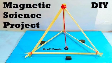 magnetic science project for school science exhibition | diy | howtofunda | physics project Physics Models Projects, Physics Projects High School, Maths Exhibition Ideas High School, Physics Working Model Project, Physics Project Ideas, Magnet Science Project, Science Teaching Aids, Chemistry Science Fair Projects, Science Project Working Model