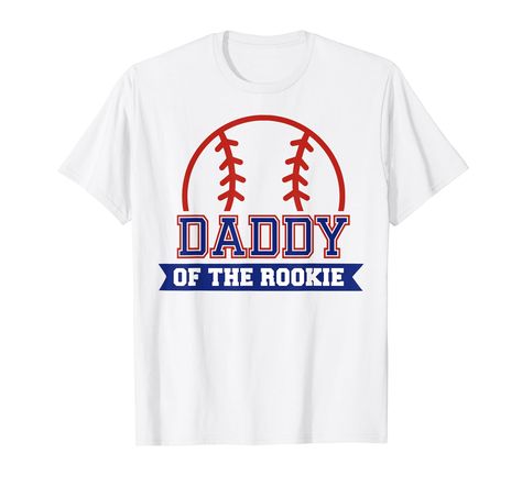 PRICES MAY VARY. Rookie Daddy of The Birthday for Boy Lightweight, Classic fit, Double-needle sleeve and bottom hem 1st Birthday Baseball Theme, Birthday Baseball Theme, 1st Birthday Baseball, Baseball Match, Baseball Theme, Baseball Birthday, Branded T Shirts, 1st Birthday, Top Styles