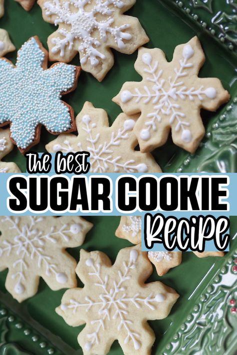 The Best Sugar Cookie Recipe | Gathered In The Kitchen Easy Roll Out Sugar Cookie Recipe, Best Roll Out Sugar Cookie Recipe, Roll Out Cookies Recipe, Best Rolled Sugar Cookie Recipe, Rolled Cookies Recipes Cut Outs, Rolled Sugar Cookie Recipe Cut Outs, Rollout Cookie Recipe, Soft Cut Out Sugar Cookie Recipe, No Chill Sugar Cookies Cut Outs