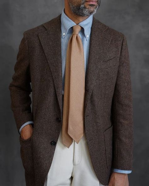 Tweed Blazer Men, Is It Fall Yet, Herringbone Tweed Jacket, Tweed Jackets, Blazer Men, Classic Menswear, Men Street Fashion, Herringbone Tweed, Men Street