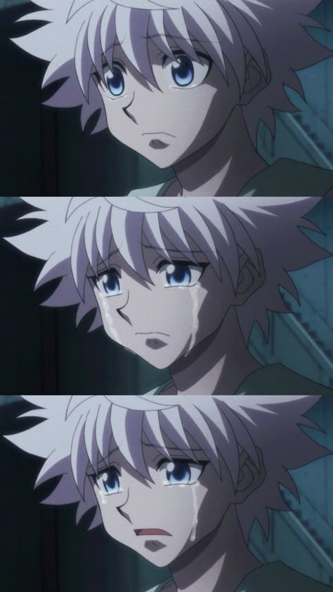 Hunterxhunter Killua, Funny English Jokes, Killua Zoldyck, Sailor Chibi Moon, Chibi Moon, Anime Nerd, Hunter Anime, Anime Screenshots, Diy Canvas Art Painting