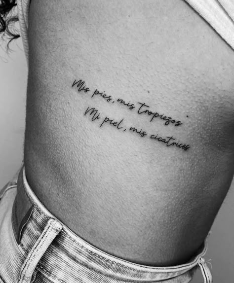 Spanish Quotes Tattoos, Spanish Tattoos, Delicate Tattoos For Women, Memorial Tattoo Ideas, Phrase Tattoos, Mommy Tattoos, Gemini Tattoo, Best Tattoos For Women, Writing Tattoos