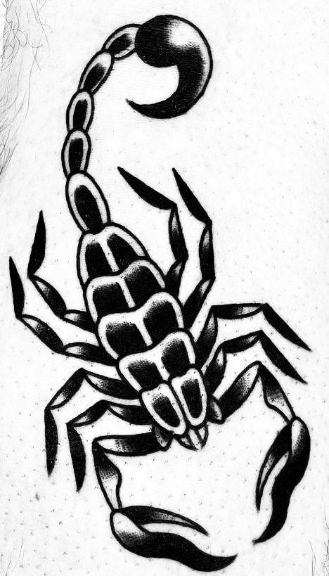 Old School Scorpion Tattoo, Old School Filler Tattoo, Traditional Tattoo Art Men, Scorpion Tattoo Flash, Old American Tattoos, Traditional Pin Up Tattoo, Black Scorpion Tattoo, American Traditional Scorpion Tattoo, Oldschool Tattoo Black