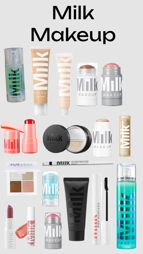 #milkmakeup #milk #makeup #beauty Milk Makeup Aesthetic, Makeup Aesthetic, Milk Makeup, Aesthetic Makeup, Milk, Makeup, Beauty, Make Up