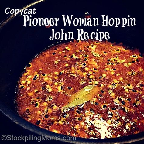 Hopping John Recipe, Hopping John, Basic Chicken Salad Recipe, Hoppin John Recipe, Pioneer Woman Chicken, Black Eyed Peas Recipe, Fried Steak Recipes, Hoppin John, New Year's Food