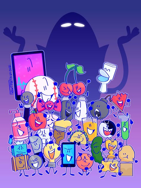 Me Phone Wallpaper Ii, Inanimate Insanity Fanart, Shelf Drawing, Ii Fanart, Ii Wallpaper, Inanimate Insanity, Fandom Funny, I Dont Have Friends, Cool Art Drawings