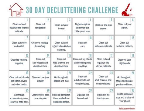 30 Day Declutter Challenge, 30 Day Declutter, Decluttering Challenge, Minimalist Challenge, Minimalism Challenge, Cleaning Challenge, Clutter Control, Declutter Challenge, Organizing Challenges