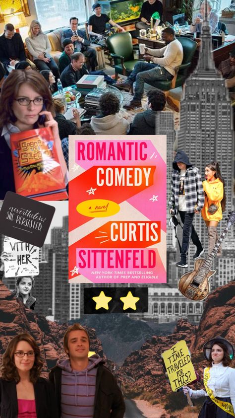 Romantic Comedy by Curtis Sittenfeld. Neither Romantic nor Comedic. absolutely naurt. #2024books #bookshuffles Curtis Sittenfeld, Romantic Comedy Books, Summer Books, Aesthetic Collage, Romantic Comedy, Book Aesthetic, Time Travel, Bestselling Author, Book Club Books