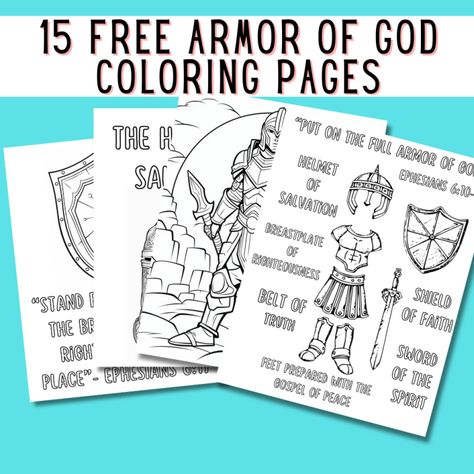 FULL ARMOR OF GOD COLORING PAGES FOR KIDS AND ADULTS Armor Of God Minute To Win It, Lds Armor Of God Printable, Armor Of God Coloring Sheet, Gods Armor Craft, Armor Of God Lessons For Kids, Armor Of God Coloring Page Free Printable, Armor Of God Sunday School Lesson, Armor Of God For Kids Printables Free, Armor Of God Activities For Kids