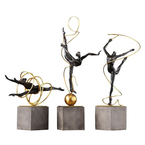 Smarter Shopping, Better Living! Aliexpress.com Living Room Decorations, Ballet Girl, Wire Art Sculpture, Sport Art, Retro Girls, Sculpture Metal, Ballet Girls, Wire Sculpture, Sports Art