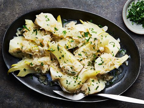 Cooking Fennel, Nytimes Cooking, Braising Liquid, Braised Fennel, Hazelnut Recipes, Au Gratin Potato Recipes, Au Gratin Recipes, Fennel Recipes, Thanksgiving Recipes Side Dishes