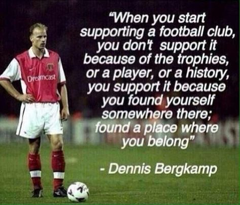 Dennis Bergkamp Arsenal Quotes, Dennis Bergkamp, Afc Ajax, Arsenal Football Club, Wolverhampton Wanderers, Arsenal Football, Football Is Life, Football Quotes, Soccer Motivation