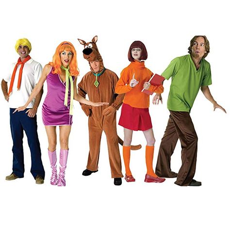 20 Funny Group Halloween Costumes 2019 - Best Group Costume Ideas Scooby Doo Costumes Group, Gang Outfits, Golden Girls Costumes, Scooby Doo Gang, Scooby Doo Halloween Costumes, Funny Group Halloween Costumes, Cartoon Halloween Costumes, Scooby Doo Costumes, Girl Group Halloween Costumes