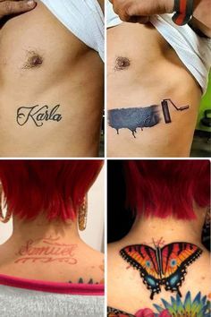 #BEAUTY, #RELATIONSHIPS #Fashion #Animals #Outfits #Winter Outfits #Animals Ex Tattoo, Porte In Ferro, Dark Tattoos, Uv Tattoo, Small Flower Tattoos, Tattoo Cover Up, Original Tattoos, Gothic Tattoo, Old Tattoos