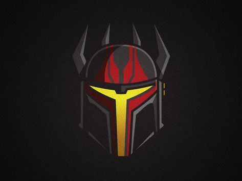 Mandalorian Illustration Series - Gar Saxon by Ben Barnes Mandalorian Illustration, Star Wars Commando, Prop Replicas, Sports Branding, Bo Katan, Helmet Art, Mandalorian Helmet, Star Wars The Old, Illustration Series