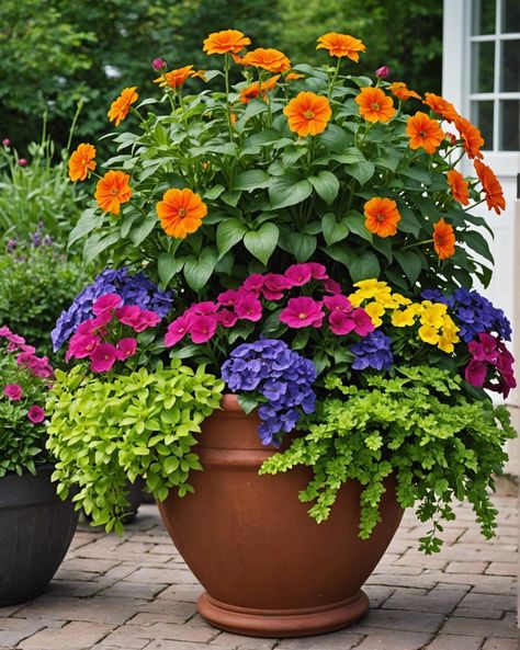 Add vibrant hues to your garden with these 20 colorful container gardening ideas for flowers. Create breathtaking displays, from rainbow cascades to butterfly bonanzas. Transform your outdoor space into a kaleidoscope of colors! Purple Salvia, Container Gardening Ideas, Ideas For Flowers, Gutter Garden, Bucket Gardening, Rain Gutters, Attract Pollinators, Black Eyed Susan, Delphinium