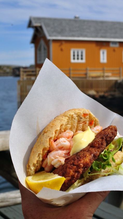 Seafood Sandwich, Norway Culture, Norway Food, Seafood Sandwiches, Norway Cruise, Oregon Girl, Cruise Food, Northern Norway, Lofoten Islands