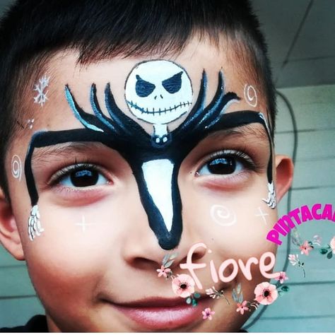 Nutcracker Face Paint, Nightmare Before Christmas Face Paint, Jack Skellington Face Paint, Sally Halloween Costume, Easy Halloween Face Painting, Skeleton Face Paint, Nightmare Before Christmas Mayor, Christmas Makeup Tutorial, Nightmare Before Christmas Costume