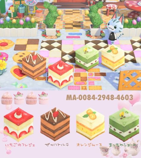 Sprinkles Animal Crossing, Acnh Candyland Island, Acnh Candy Path, Animal Crossing Fair, Acnh Phone Case Qr Code, Acnh Fair, Anch Kidcore, Hobicore Outfits, Kawaii Island