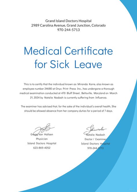 leave Medical Certificate For Sick Leave, Medical Certificate Format, Leave Template, Medical Certificate, Certificate Format, Sick Leave, Microsoft Publisher, Medical Examination, Free Medical