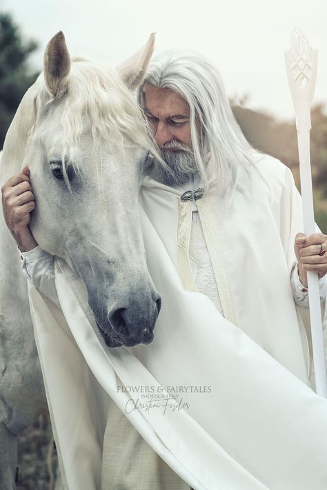 Lotr Horses, Gandalf The White, Minnie Mouse Images, Horse Photographer, Gandalf The Grey, Music Magic, Lotr Art, Fairytale Photography, Crows Ravens