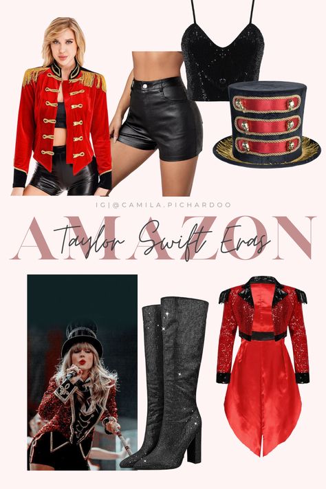 Red Inspired Outfits Taylor Swift, Taylor Swift Concert Ideas, Red Taylor Swift Outfit, Taylor Swift Red Outfits, Red Eras Tour Outfit, Midnight Outfit, Eras Tour Concert Outfit, Taylor Swift Red Album, Ears Tour