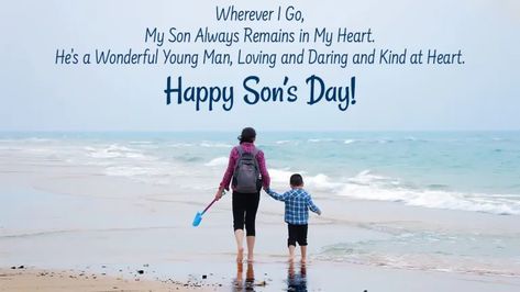 Happy National Sons Day 2022: Wishes, SMS, Greetings - National Day Review National Sons Day 2023, Happy National Sons Day Images, National Sons Day Quotes From Mom, Happy Sons Day Quotes, Happy National Sons Day Quotes, Happy National Son's Day Quotes, Sons Day Quotes From Mom, Happy Sons Day, National Sons Day Quotes