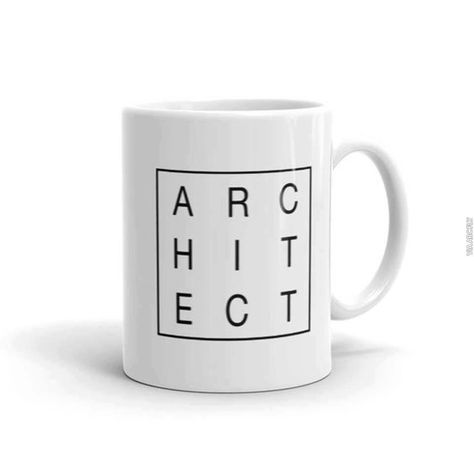 Architecture Memes, Minimalist Mug, Architecture Gifts, Gift For Architect, Canvas Bag Design, Famous Architecture, Architecture Life, Architecture Student, Money Gift