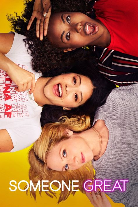 Dumped by her long-term boyfriend, a music journalist recruits her two best friends for one last outrageous adventure in New York City before she moves to San Francisco. Dvd Wall, Movie Checklist, Someone Great, Netflix Original Movies, Netflix Film, Film Netflix, Talking Picture, Gina Rodriguez, Brittany Snow