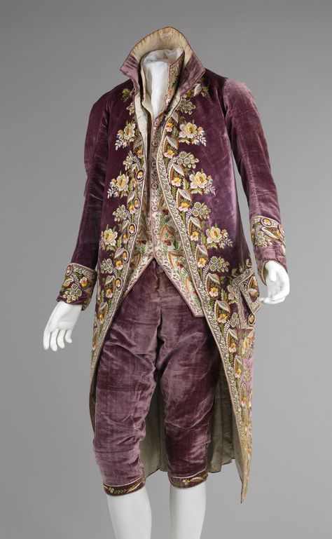 eighteenth century fashion/images | 18th century men's clothing | Men's historical fashion Fitted Embroidered Costume Sets, Embroidered Fitted Costume Sets, Traditional Embroidered Costume Set, 1820 Fashion, 18th Century Clothing, Court Dresses, Regency Fashion, Napoleon Bonaparte, 18th Century Fashion