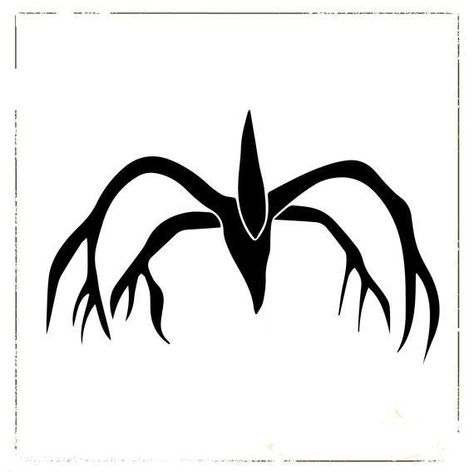 Mind Flayer Stranger Things Drawing, Stranger Things Vector Art, Svg Stranger Things, Stranger Things Mind Flayer Drawing, Mind Flayer Tattoo, Stranger Things Tattoo Design, Mind Flayer Pumpkin, Stranger Things Pumpkin Painting, Shadow Monster Stranger Things