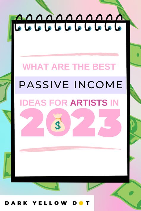 Passive Income For Artists, Passive Income Ideas, Learn Business, Creative Careers, Passive Income Online, Wealth Creation, Digital Marketing Tools, Online Income, Make Money Fast