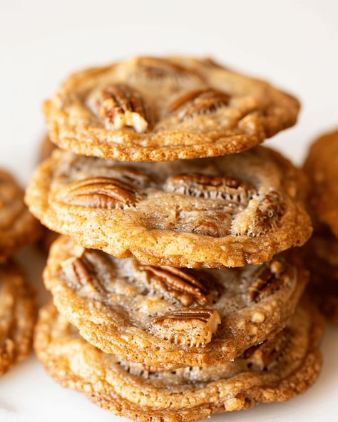 Pecan Pie Cookies: A Delicious Twist on a Classic Dessert If you love the rich, buttery flavor of pecan pie, these Pecan Pie Cookies are the perfect treat for you. ... Read more Pecan Pie Cookie Bars, Pecan Pie Cookies Easy, Pecan Pie Cookie, Pecan Pie Cookies Recipe, Deep Dish Cookie, Mexican Cookies, Pecan Pie Cookies, Pecan Tarts, Butter Pecan Cookies