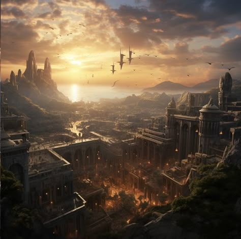 Old Valeria, Valyrian Freehold, Fantasy Stone City, Old Valyria City, Old Valyria Concept Art, Old Valyria Art, Valyrian Aesthetic, Westeros Aesthetic, Burning City