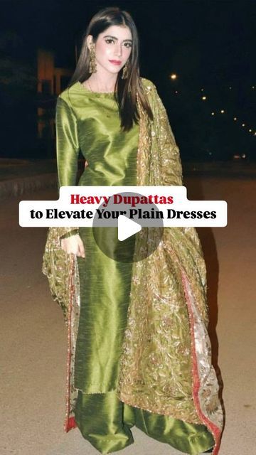 Lifestyle Pakistan on Instagram: "Plain dresses don't have to be basic! Elevate your style by taking inspiration from the stunning compilation of heavy dupattas paired with classic plain dresses. 

#LifestylePakistan #Dupatta  #DupattaLove #HeavyDupattas #PlainDressStyle #EthnicFashion #TraditionalWear #StyleInspiration #FashionGoals #OutfitOfTheDay #Shawl #PlainDress" Plain Dress With Heavy Dupatta, Plain Dresses, Heavy Dupatta, Dupatta Style, Plain Dress, Ethnic Fashion, Elevate Your Style, Outfit Of The Day, Your Style